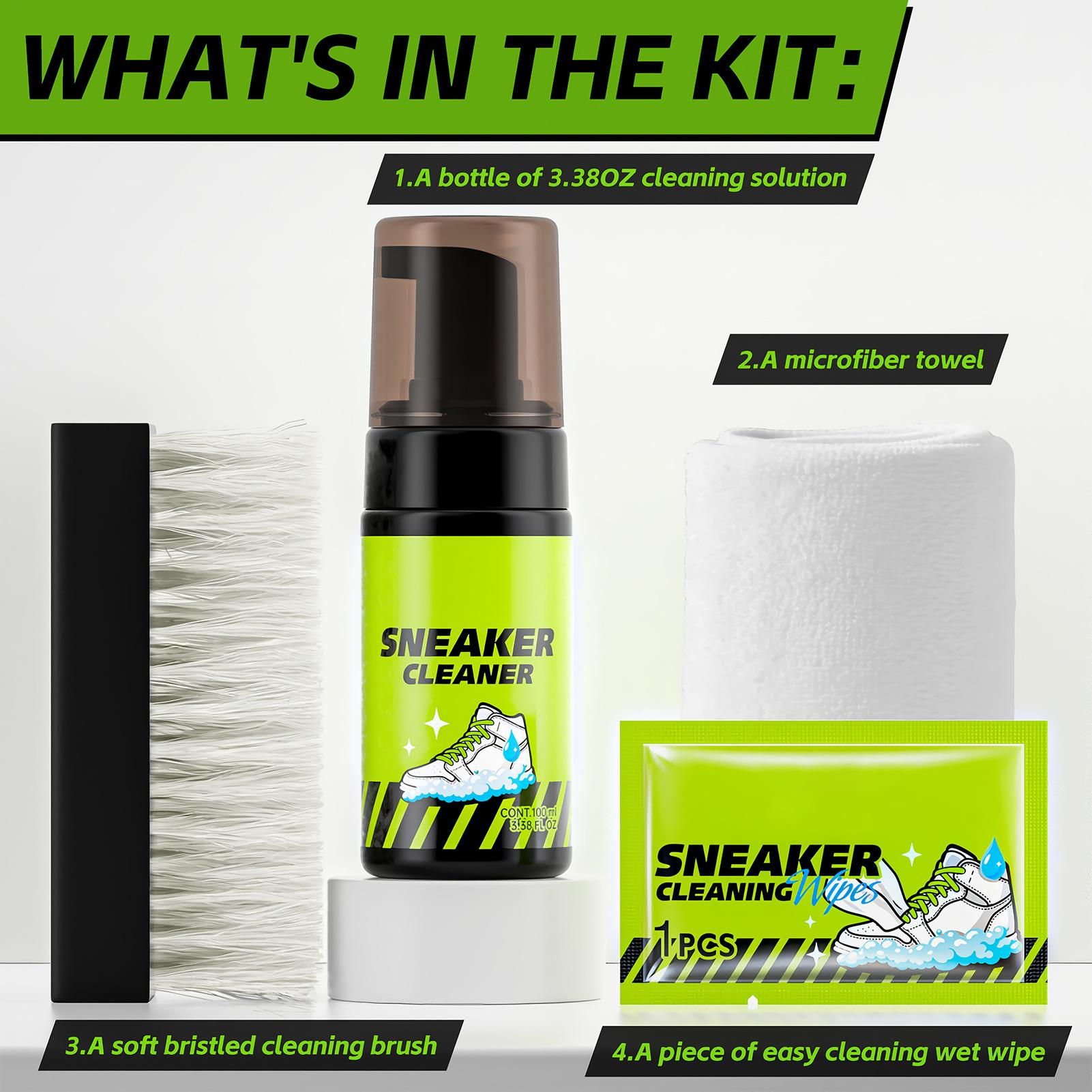 Sneaker Cleaner 4 Pieces 100ml - Sneaker Care For Canvas Fabrics บทวิจารณ์และราคา