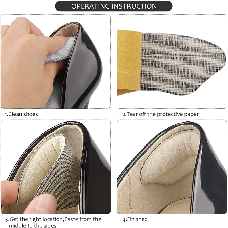 Foot Care Insert Women Insoles - Heel Liner Grip บทวิจารณ์และราคา