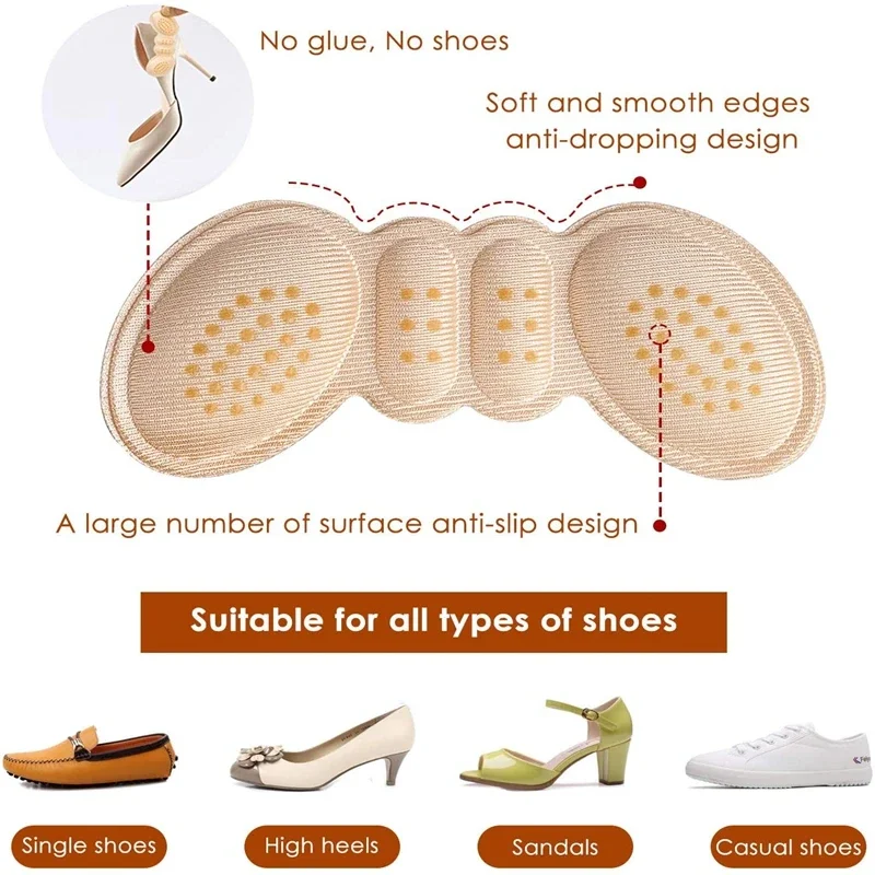 High Heels Heel Pads Protector - Heel Liner Grip บทวิจารณ์และราคา