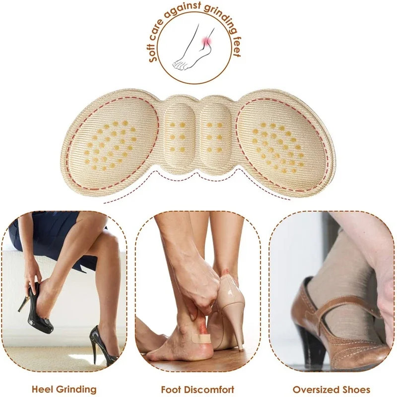 High Heels Heel Pads Protector - Heel Liner Grip บทวิจารณ์และราคา