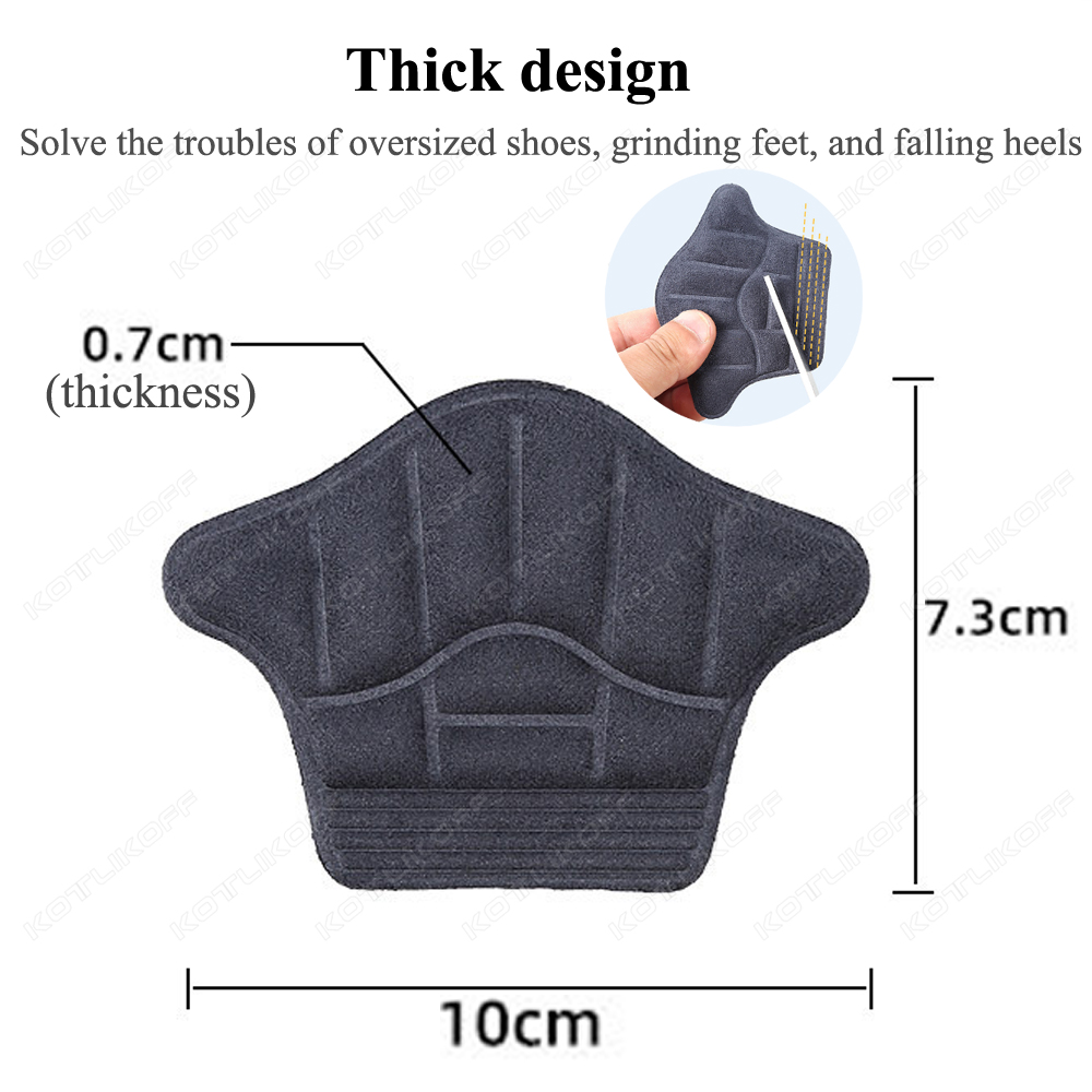 2PCS Heel Pads For Sport Shoes - Heel Liner Grip บทวิจารณ์และราคา