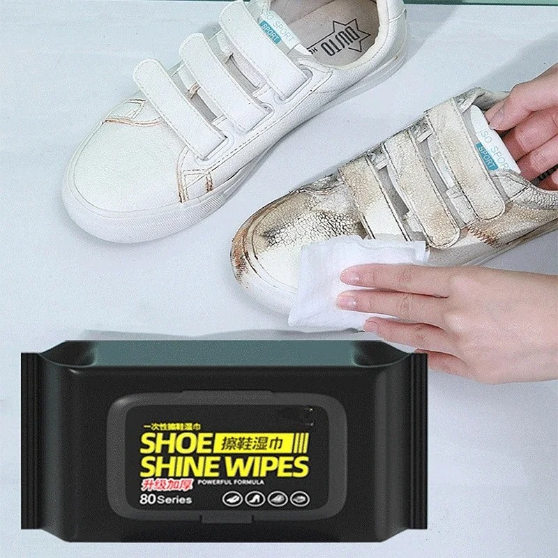 1 Pack Shoe Cleaner Wipes Trav - Sneaker Care Pack บทวิจารณ์และราคา