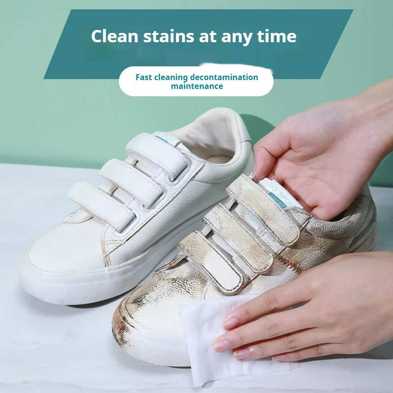 1 Pack Shoe Cleaner Wipes Trav - Sneaker Care Pack บทวิจารณ์และราคา